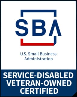 Service-Disabled Veteran-Owned Small Business, certified by the U.S. Small Business Administration